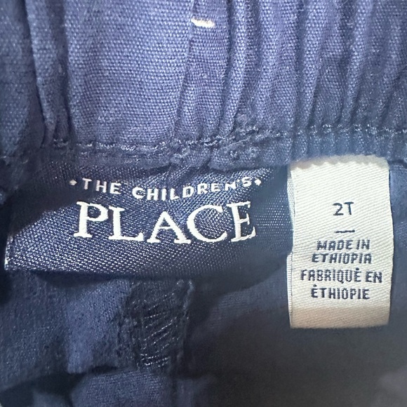 Children’s Place/Pekkle Navy Blue & Grey Cotton Shorts 2T Boys - Picture 5 of 6